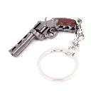 LLAVERO REVOLVER MG357 5 CM PLATA.webp