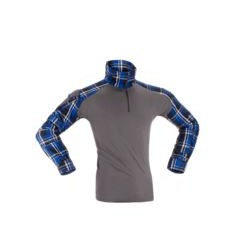 Flannel Combat Shirt Blue...