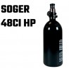 SOGER HPA TANK 3000PSI 0.8L (48CI) + HP REG (PI CERTIFIED -