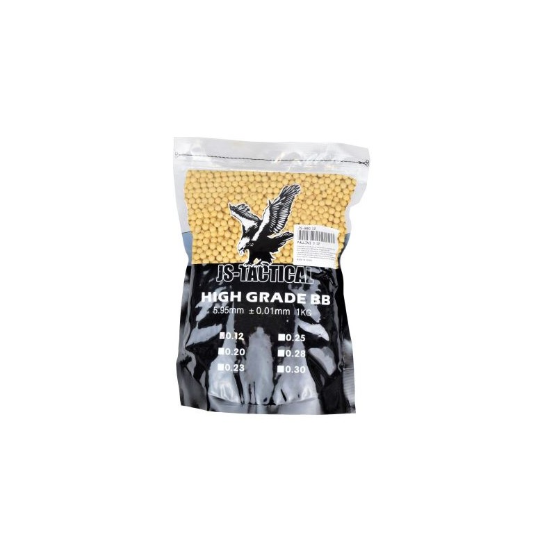 JS-TACTICAL BALL PELLETS 0,12G YELLOW