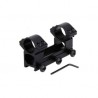 ONE PIECE RAIL MOUNT SIMPLE NEGRO