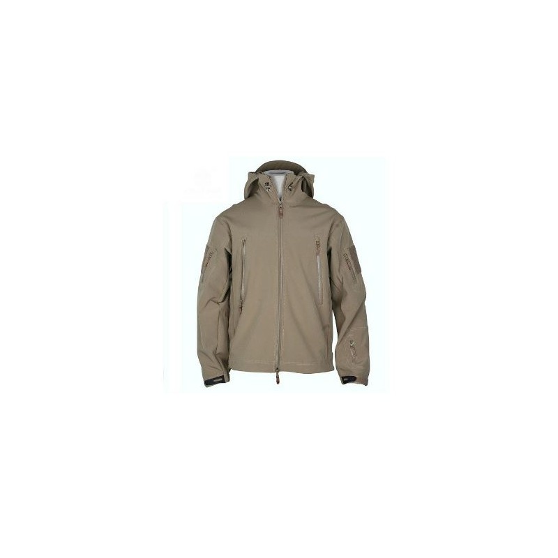 CHAQUETA SHARK SKIN SOFT SHELL TAN S