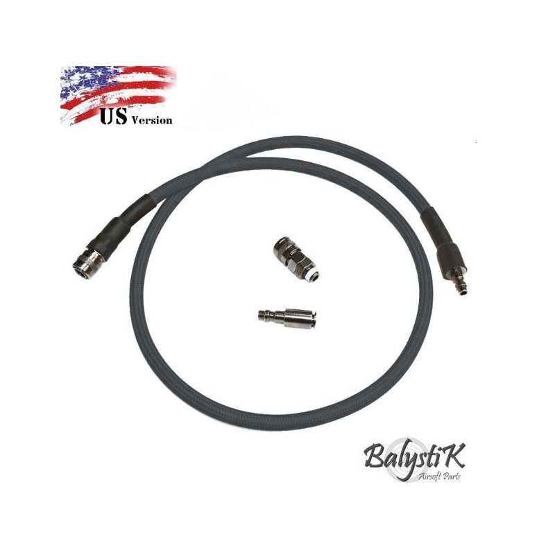 BALYSTIK DELUXE REMOTE LINE FOR HPA REGULATOR - US - DEEP GR