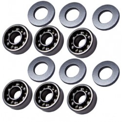 OPEN STEEL BEARINGS...