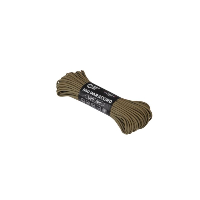 550 Paracord (100ft) - Coyote