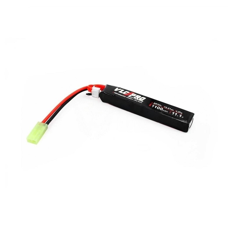 BATERIA VLC PRO LIPO 11.1V 1100MAH 25C/50C 1STICK NEGRA