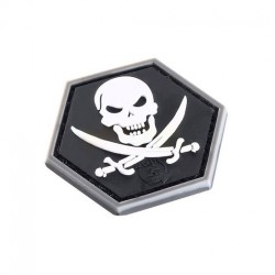 No Fear Pirate Rubber Patch