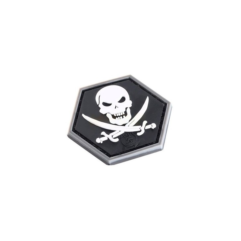 No Fear Pirate Rubber Patch