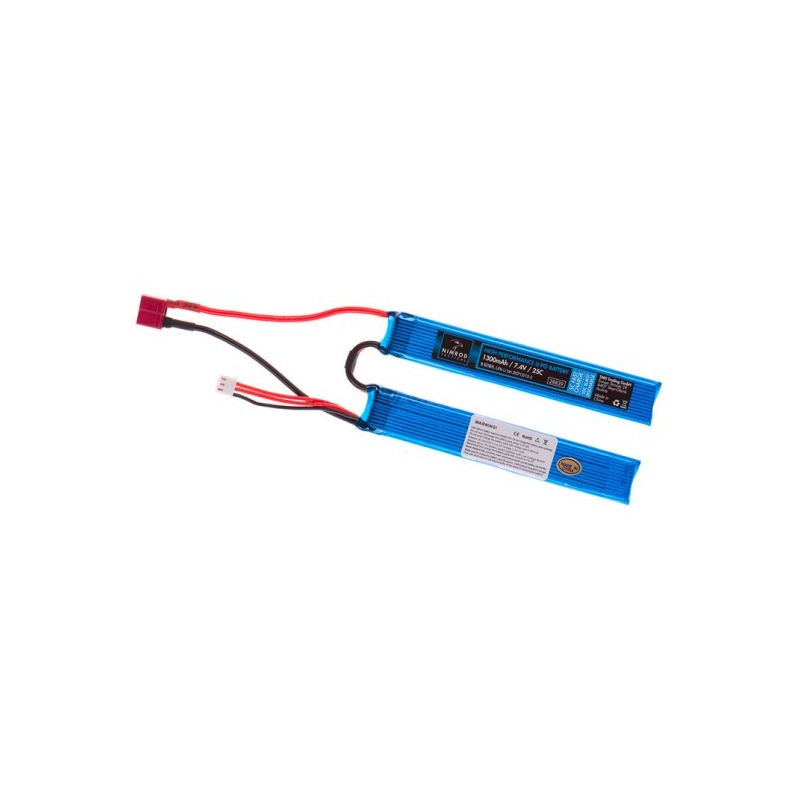 Nimrod Lipo 7.4V 1300mAh 25C Twin Type T-Plug