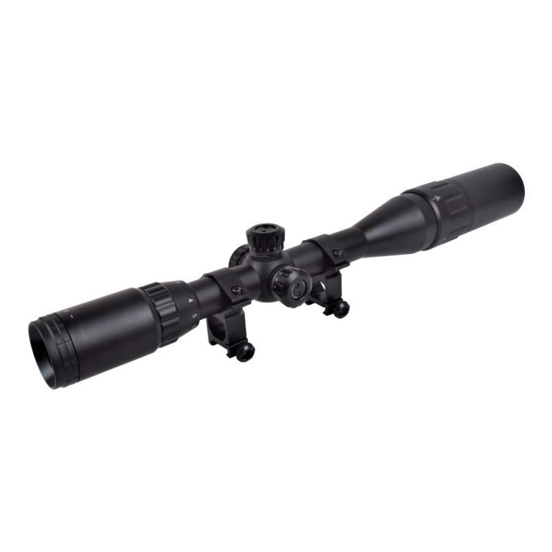 JS-TACTICAL SCOPE 3-9X ZOOM 40MM LENS BLACK