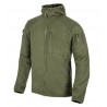 Helikon-tex Alpha Hoodie Jacket Grid Fleece Olive Green XS