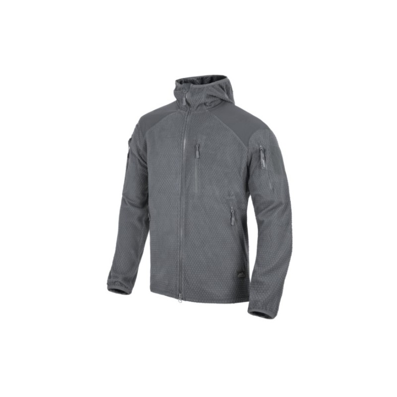 Helikon-tex Alpha Hoodie Jacket Grid Fleece Shadow Grey S