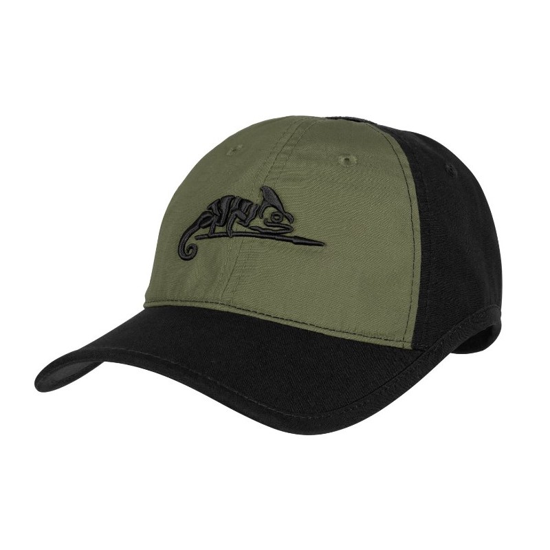 Helikon-tex Logo Cap Black-Olive Green