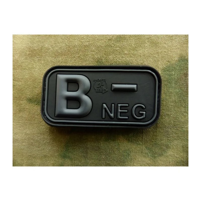 Bloodtype Rubber Patch B Neg Blackops (JTG)