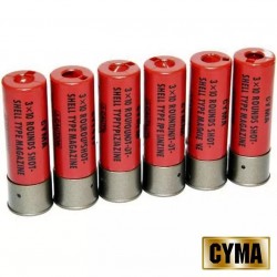 CYMA 6 SHOT-SHELL MAGAZINES