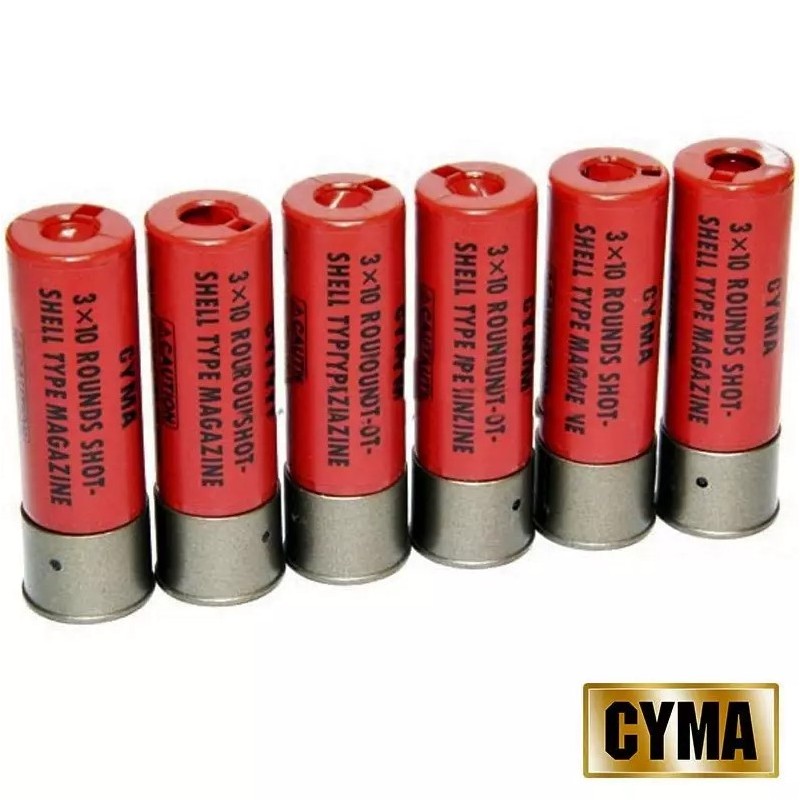 CYMA 6 SHOT-SHELL MAGAZINES