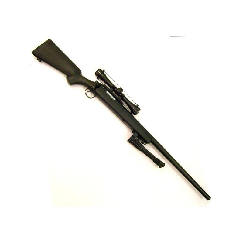 WELL SNIPER BOLT ACTION RIFLE WITH SCOPE BLACK