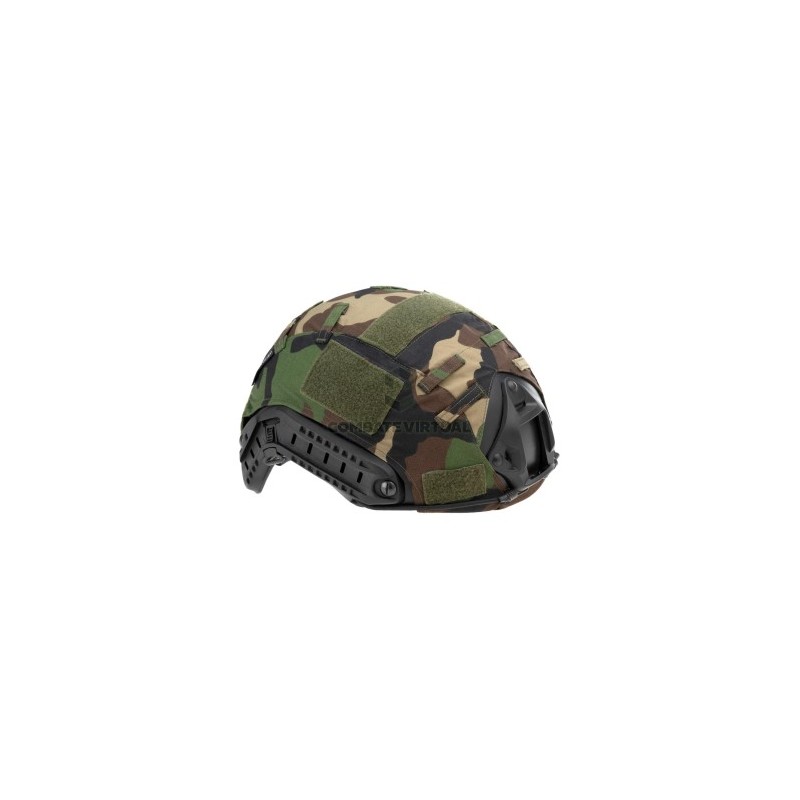 FAST Helmet Cover Woodland (Invader Gear)