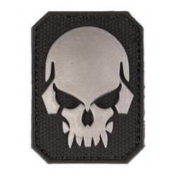 PVC Patch Skull Black