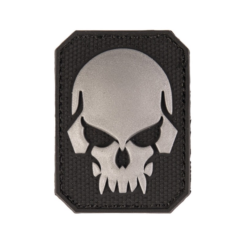 PVC Patch Skull Black