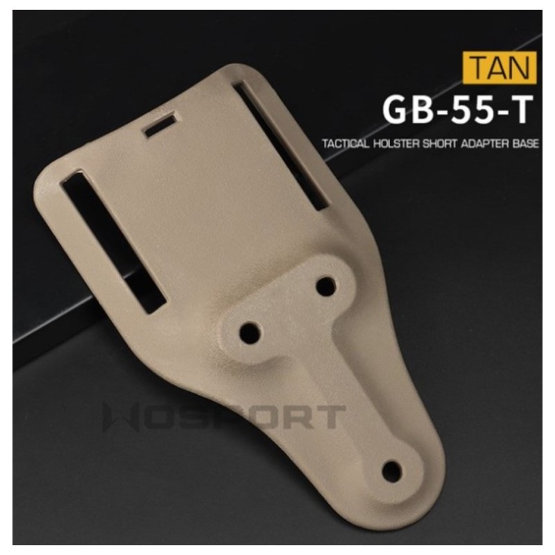 WOSPORT TACTICAL HOLSTER SHORT ADAPTER BASE FDE