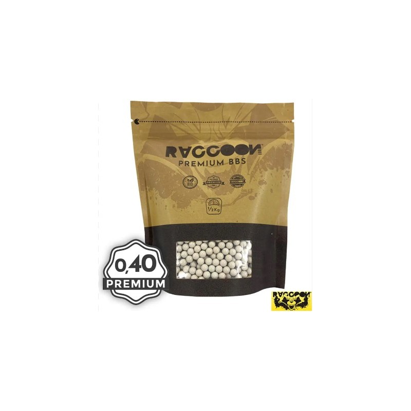 RACCOON PREMIUM BIO BBS - 0.40G 1/2KG