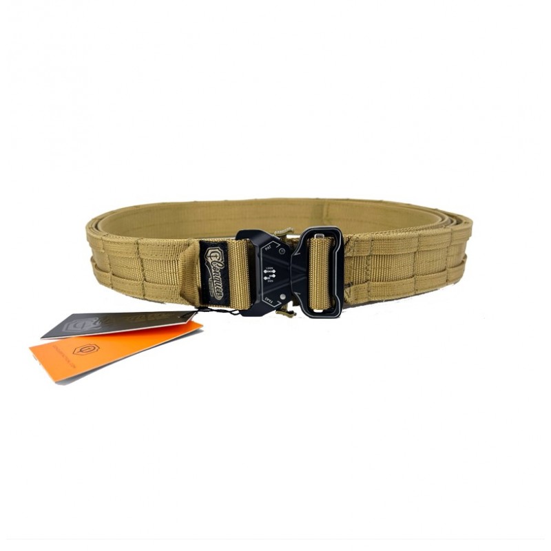 CONQUER DOUBLE BELT 105CM TAN