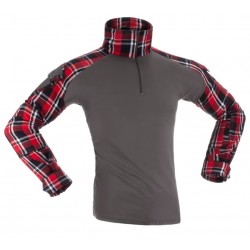 Flannel Combat Shirt Red...