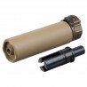 5KU SOCOM46-MINI Silencer Set For Umarex/KWA Mp7 FDE