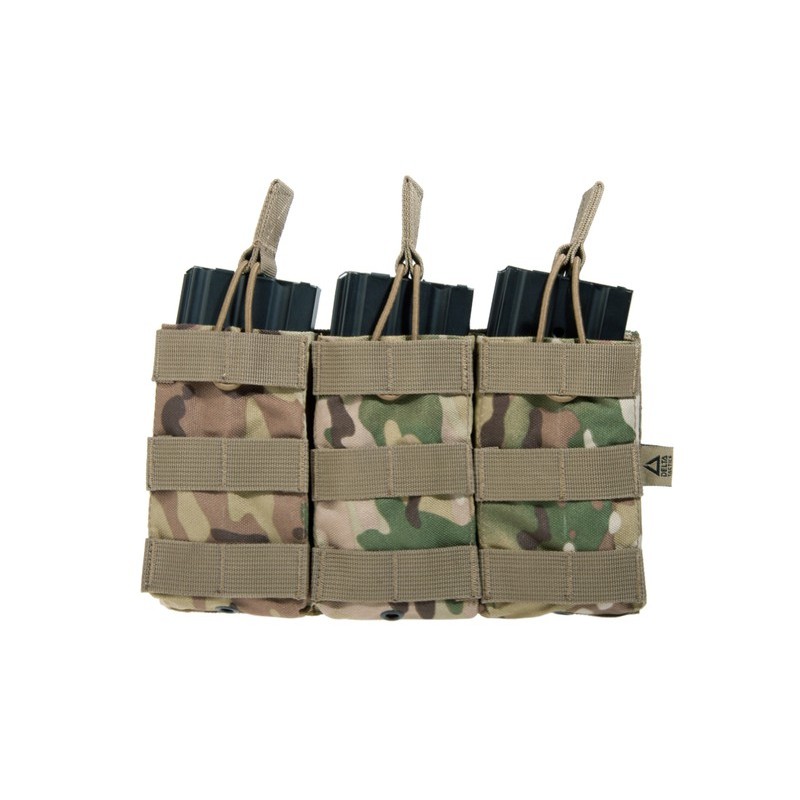 PORTACARGADOR TRIPLE M4 MULTICAM DELTA TACTICS