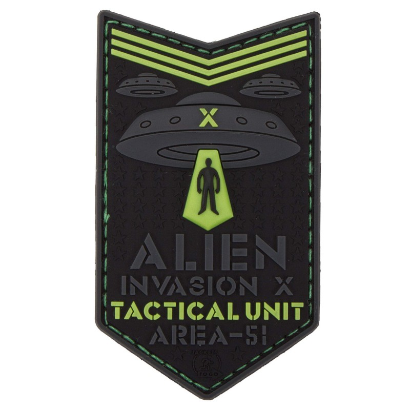 Alien Invasion Tactical Unit Rubber Patch