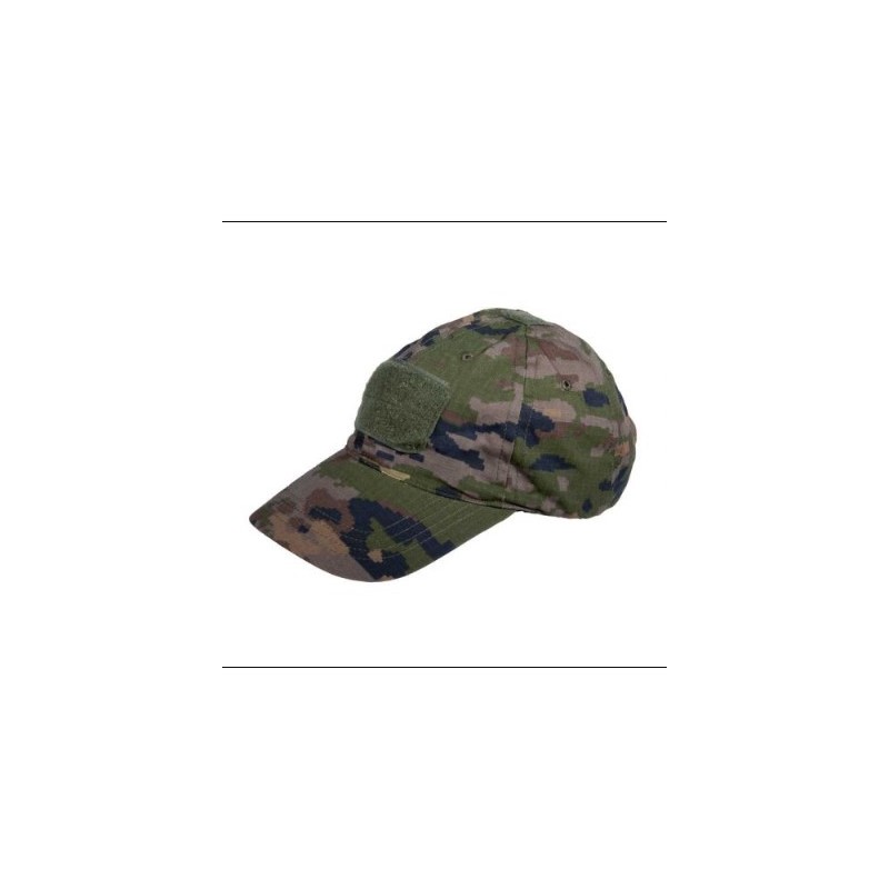 GORRA AIRSOFT VELCROS PIXELADO BOSCOSO