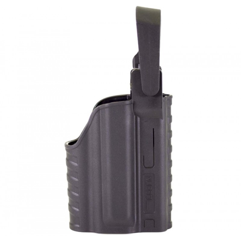 Rigid holster for Glock with lamp black