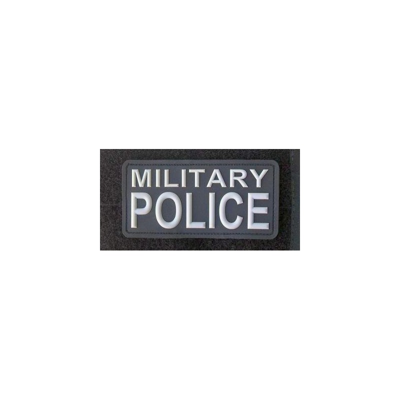 Military Police Rubber Patch Black