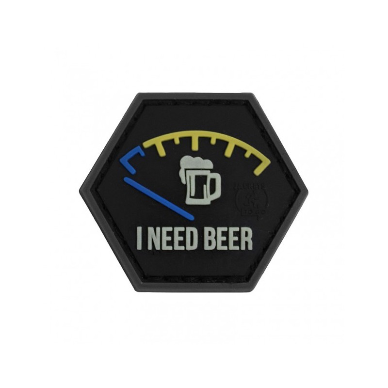 I need Beer Rubber Patch Blue