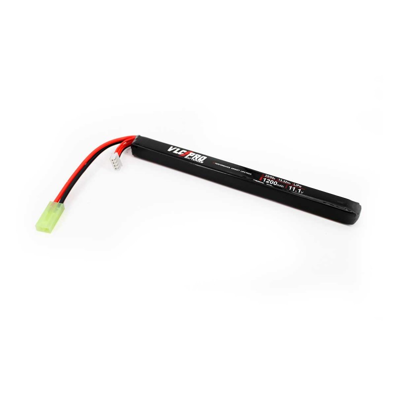 BATERIA VLC PRO LIPO 11.1V 1200MAH 25C/50C 1STICK NEGRA