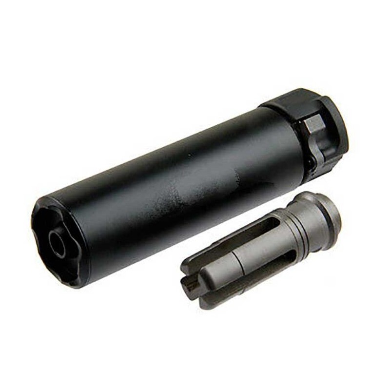 5KU SF 556 MINI Socom silencer with hider for 14mm Bk