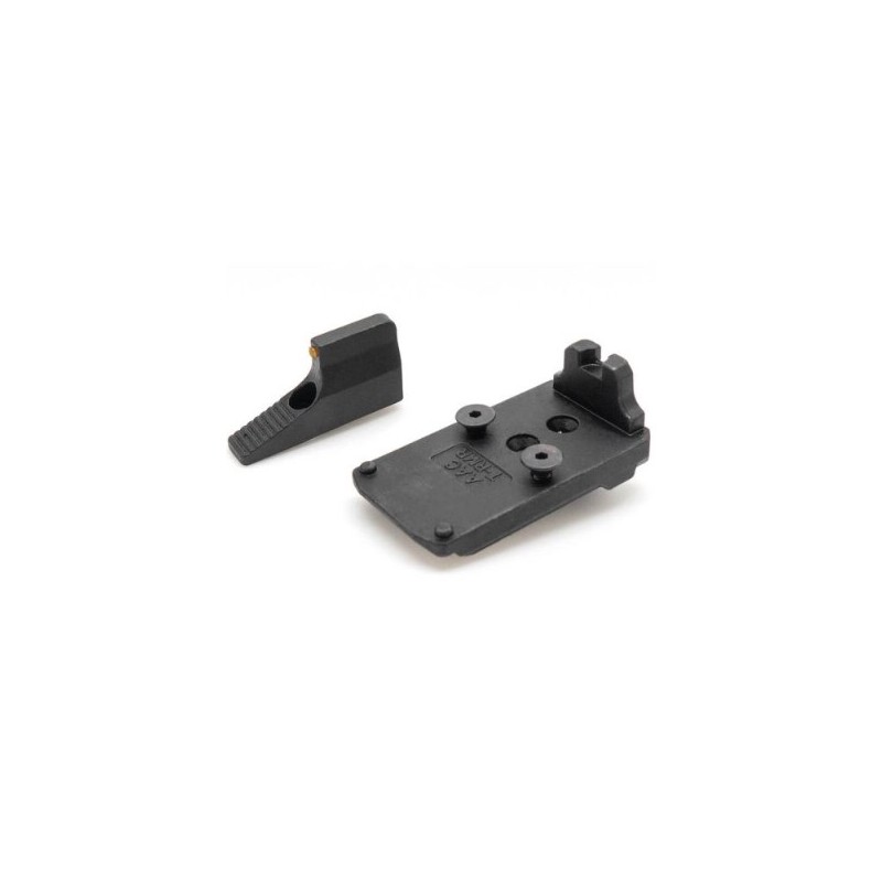 ADAPTADOR RMR Y ALZA EN ACERO PARA AAP01 ACTION ARMY NEGRO