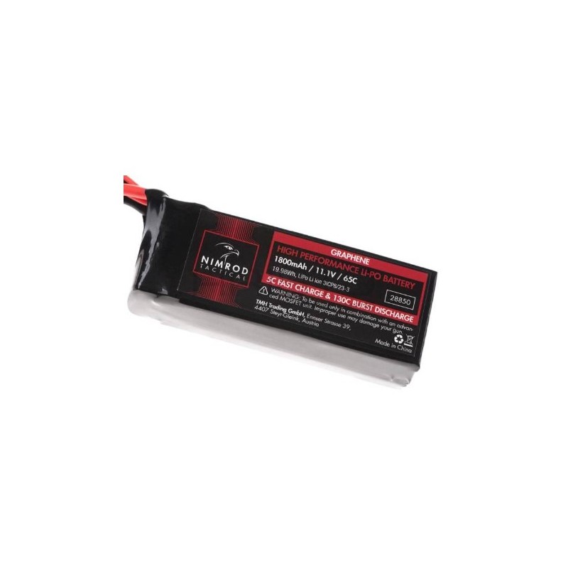 Lipo 11.1V 1800mAh 65C Graphene