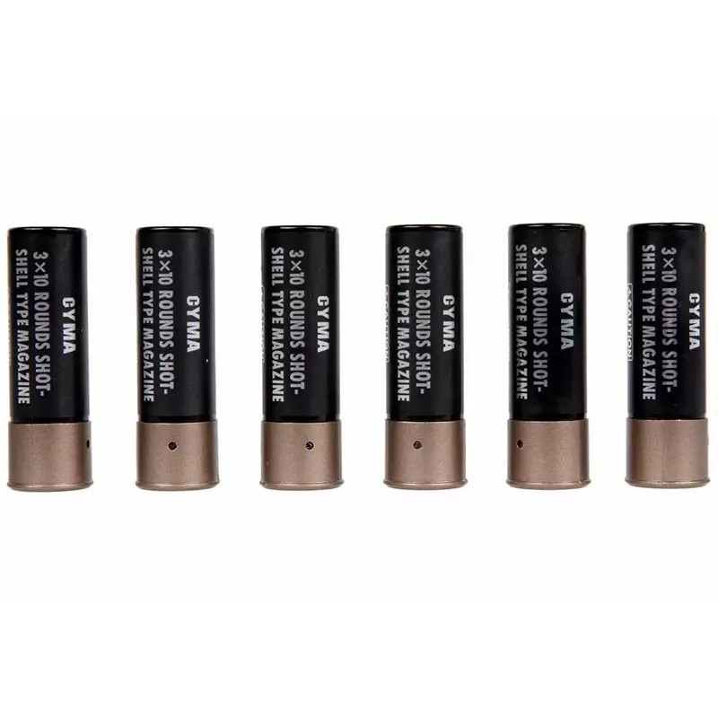 Pack of 6 x 30 ball cartridges for M870 CYMA