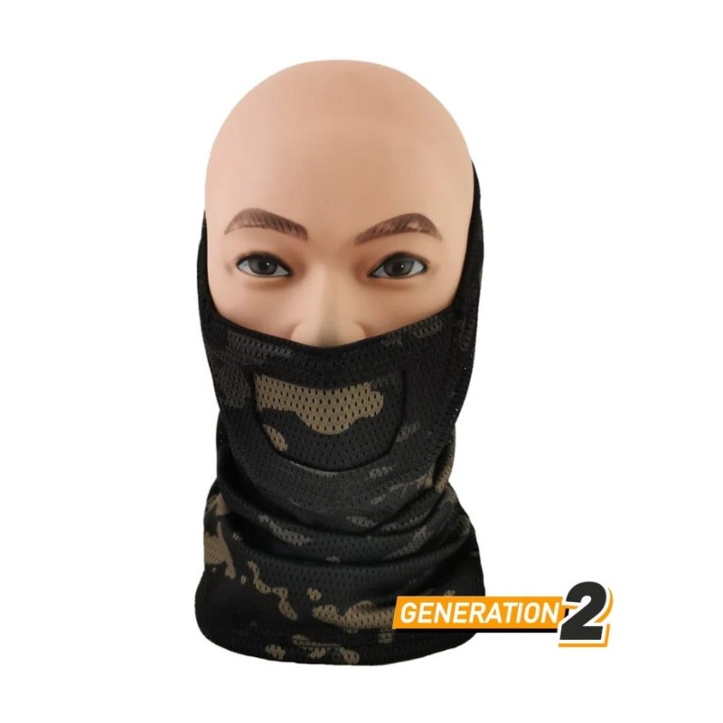 Face Warrior - Multicamblack - Cygnus Armory