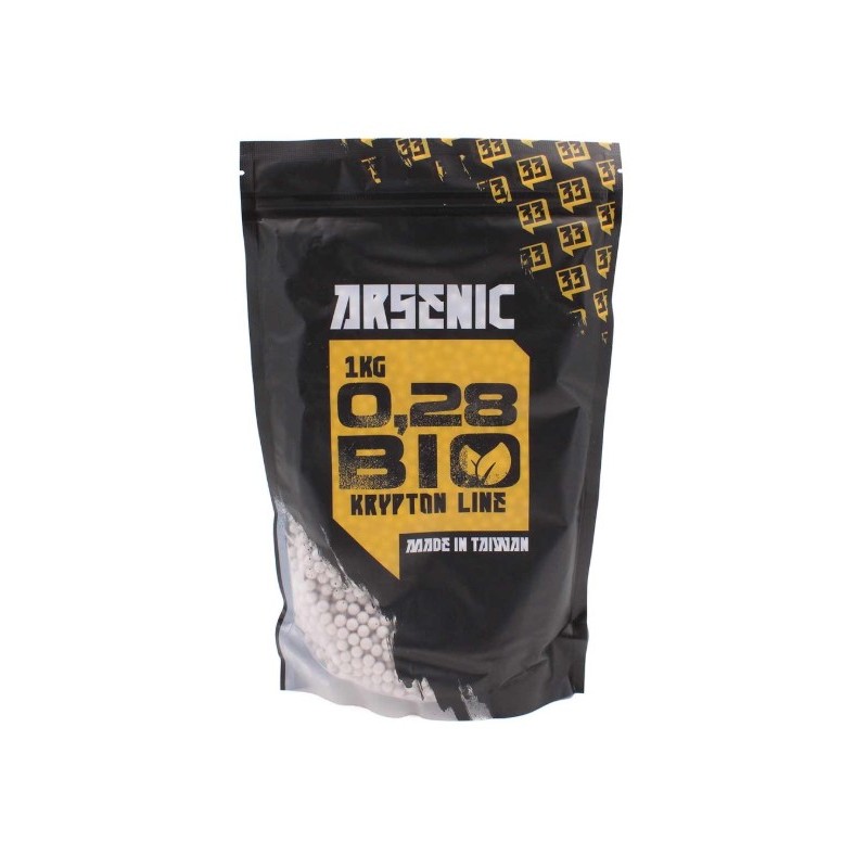 BOLAS ARSENIC KRYPTON BIO 0.28G 1KG BLANCA