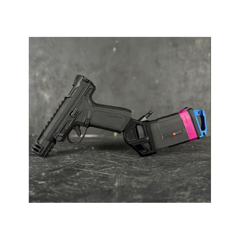 AIRTAC CNC Angled HPA Adapter - 2 in 1 GLK + CAPA - Black