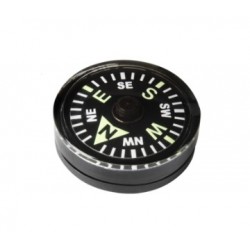 Button Compass Large - Black
