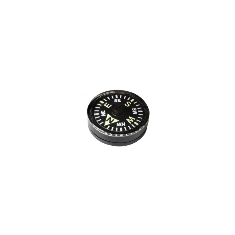 Button Compass Large - Black