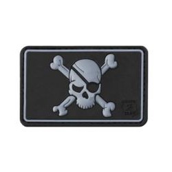 Pirate Skull Rubber Patch...