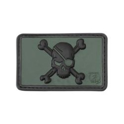 Pirate Skull Rubber Patch...