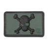 Pirate Skull Rubber Patch Forest (JTG)