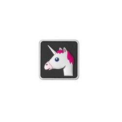 Unicorn Rubber Patch Color...