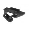 CNC Picatinny Short Angled Grip Black (Metal)